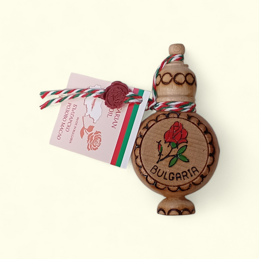 ナチュラルローズオイル　イン　ウッディンケース　　　　